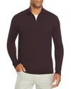 The Men's Store At Bloomingdale's Quarter-zip Merino Sweater - Exclusive In Raisin