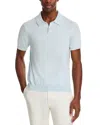 The Men's Store At Bloomingdale's Short Sleeve Sweater Polo - Exclusive In Ballad Blue