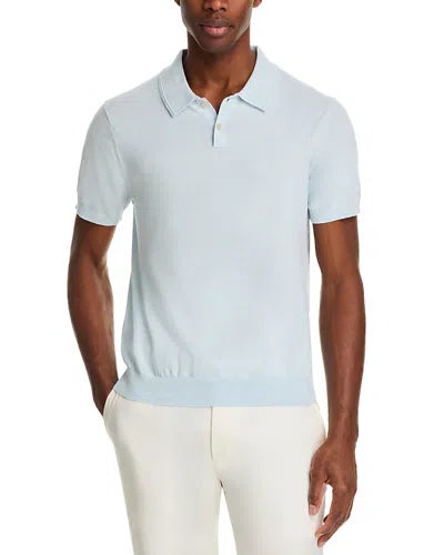 The Men's Store At Bloomingdale's Short Sleeve Sweater Polo - Exclusive In Ballad Blue