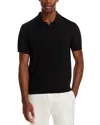 The Men's Store At Bloomingdale's Short Sleeve Sweater Polo - Exclusive In Black