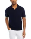 The Men's Store At Bloomingdale's Short Sleeve Sweater Polo - Exclusive In True Navy
