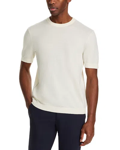 The Men's Store At Bloomingdale's Cotton Cashmere Short Sleeve Sweater Tee - Exclusive In Cannoli