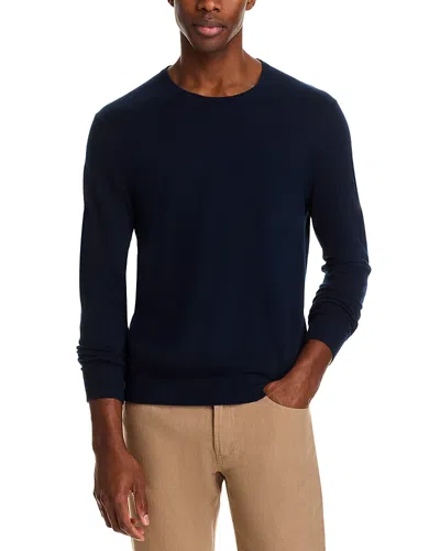 The Men's Store At Bloomingdale's Cotton Cashmere Crewneck Sweater - Exclusive In True Navy