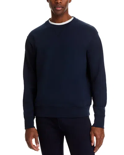 The Men's Store At Bloomingdale's French Terry Standard Fit Crewneck Sweatshirt - Exclusive In True Navy