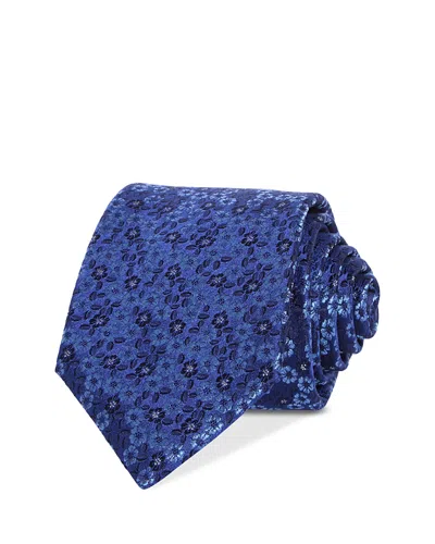The Men's Store At Bloomingdale's Silk Classic Floral Tie - Exclusive In Blue
