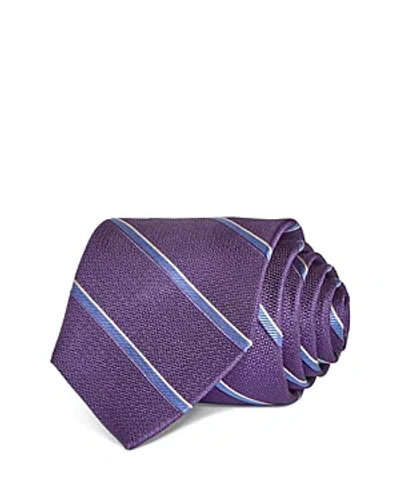 The Men's Store At Bloomingdale's Silk Classic Stripe Tie - 100% Exclusive In Blue