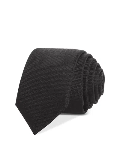 The Men's Store At Bloomingdale's Silk Skinny Textured Tie - Exclusive In Black