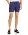 The Men's Store At Bloomingdale's Solid Linen 7 Shorts - Exclusive In Navy