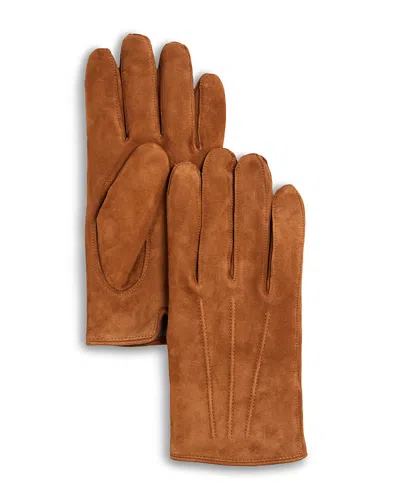 The Men's Store At Bloomingdale's Three-cord Suede Gloves - Exclusive In Tan