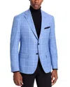 The Men's Store At Bloomingdale's Tonal Plaid Regular Fit Sport Coat - Exclusive In Light Blue