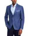 The Men's Store At Bloomingdale's Plaid Regular Fit Unstructured Sport Coat - Exclusive In Navy