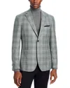 The Men's Store At Bloomingdale's Plaid Regular Fit Unstructured Sport Coat - Exclusive In Olive