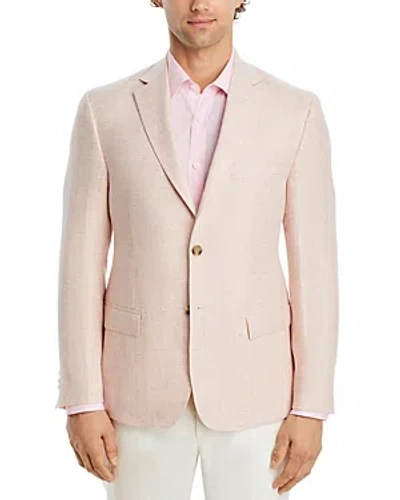 The Men's Store At Bloomingdale's Wool & Linen Basketweave Regular Fit Sport Coat - 100% Exclusive In Powder Pink