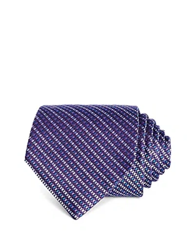 The Men's Store At Bloomingdale's Woven Geo Classic Tie 100% Exclusive In Purple