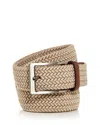 The Men's Store At Bloomingdale's Woven Stretch Belt - Exclusive In Khaki
