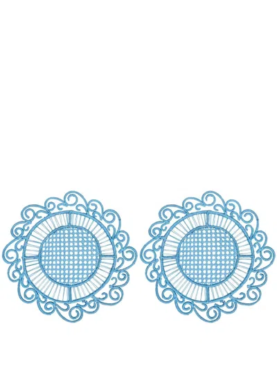 THEMIS Z ATHENEE PEACOCK PLACEMAT (SET OF TWO)