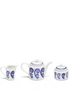Themis Z Athenee Peacock Tea Set In White