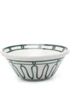 Themis Z Kyma Hand-painted Bowl In White