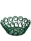 Themis Z Peacock Bread Basket In Green