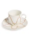 Themis Z Porcelain Serenity Espresso Cup And Saucer