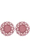 Themis Z Table Linens Burgundy Uni In Red