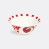 Themis Z Porcelain Kallos Salad Bowl In Red