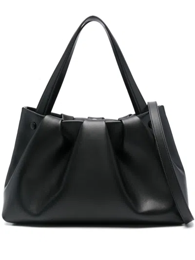 Themoirè Athena Tote Bag In Black
