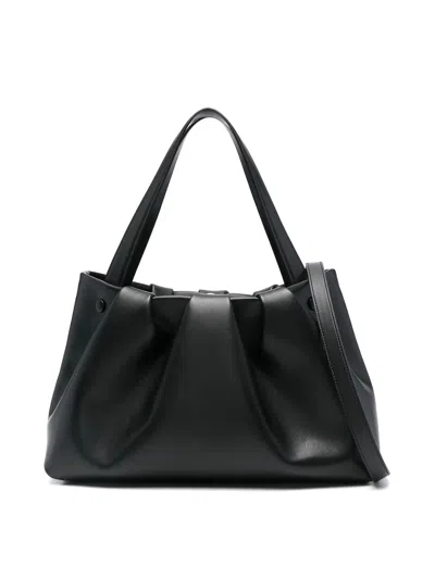 Themoirè Athena Vegan Fabric Bag In Black
