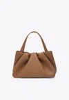 Themoirè Athens Top Handle Bag In Beige