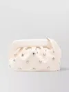 Themoirè Beads Clutch Bag Studded Design