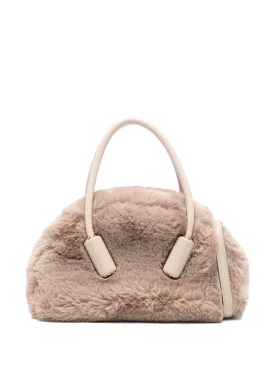 THEMOIRÈ BEIGE SELENE HANDBAG