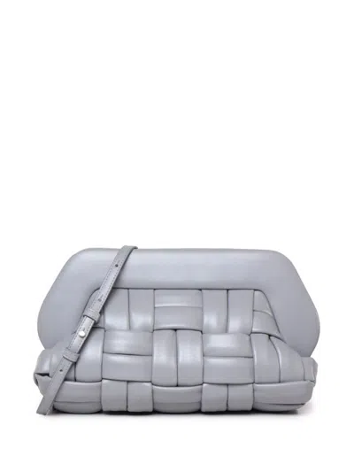 Themoirè Bios Clutch Bag In Gray