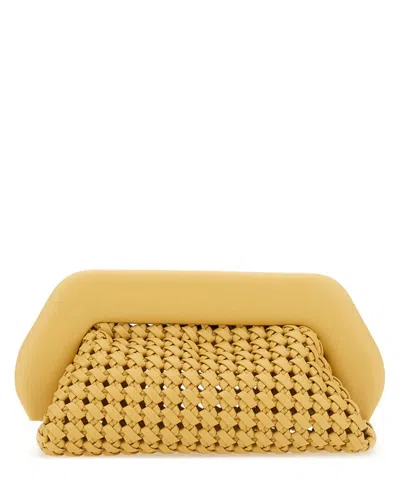 Themoirè Bios Clutch In Beige