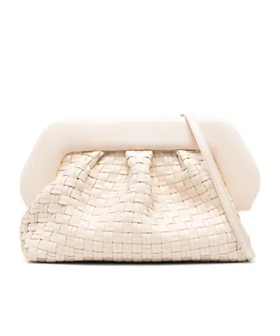Themoirè Bios Clutch In White