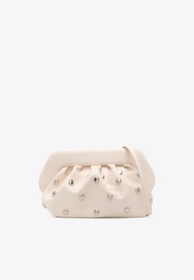 THEMOIRÈ BIOS FAUX LEATHER STUDDED CLUTCH