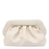 Themoirè Tasche Ruched Crossbody Bag In White