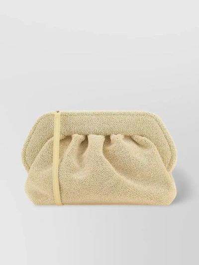 Themoirè Bios Sponge Clutch Bag In Cream