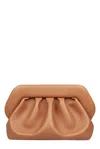 Themoirè Macadamia Vegan Pu Clutch In Beige