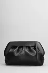 Themoirè Bios Vegan Clutch In Black Faux Leather In Black