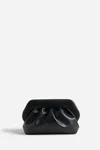 Themoirè Bios Vegan Fabric Shoulder Bag In Black