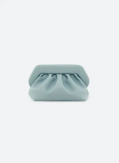 Themoirè Bios Vegan Fabric Clutch In Lagoon In Pink