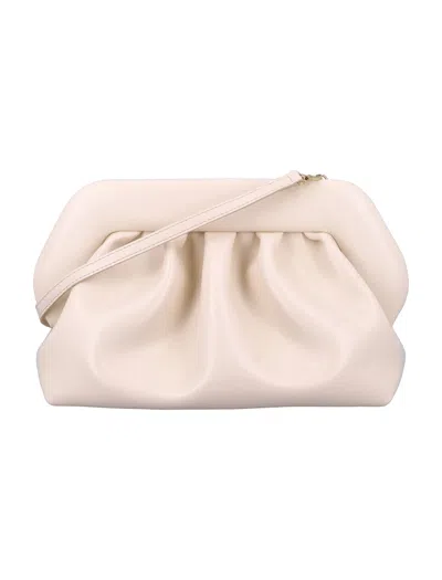 Themoirè Bios Vegan Fabric Clutch In Shell