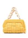 Themoirè Bios Clutch In Gelb