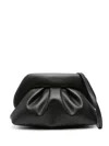 Themoirè Black Bios Weaved Clutch Bag In Black