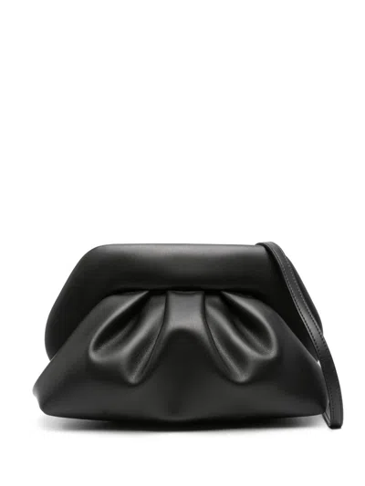 Themoirè Black Bios Weaved Clutch Bag
