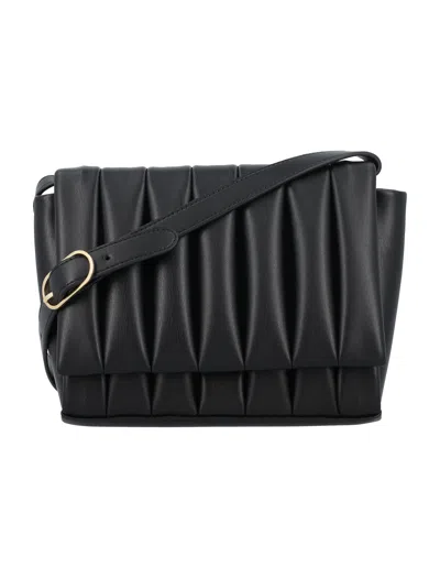 Themoirè Black Feronia Crossbody Handbag For Women
