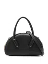 Themoirè Black Selene Satchel Bag In Black