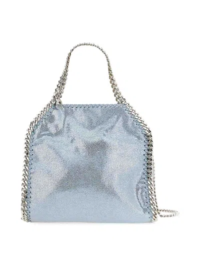 Themoirè Falabella Mini Bag In Light Blue