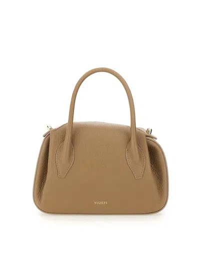 Themoirè Mini  Bag In Beige