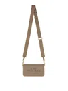 Themoirè Mini Leather Bag In Light Grey